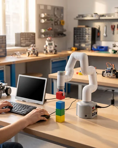 Elephant Robotics myCobot 280 Pi в работе